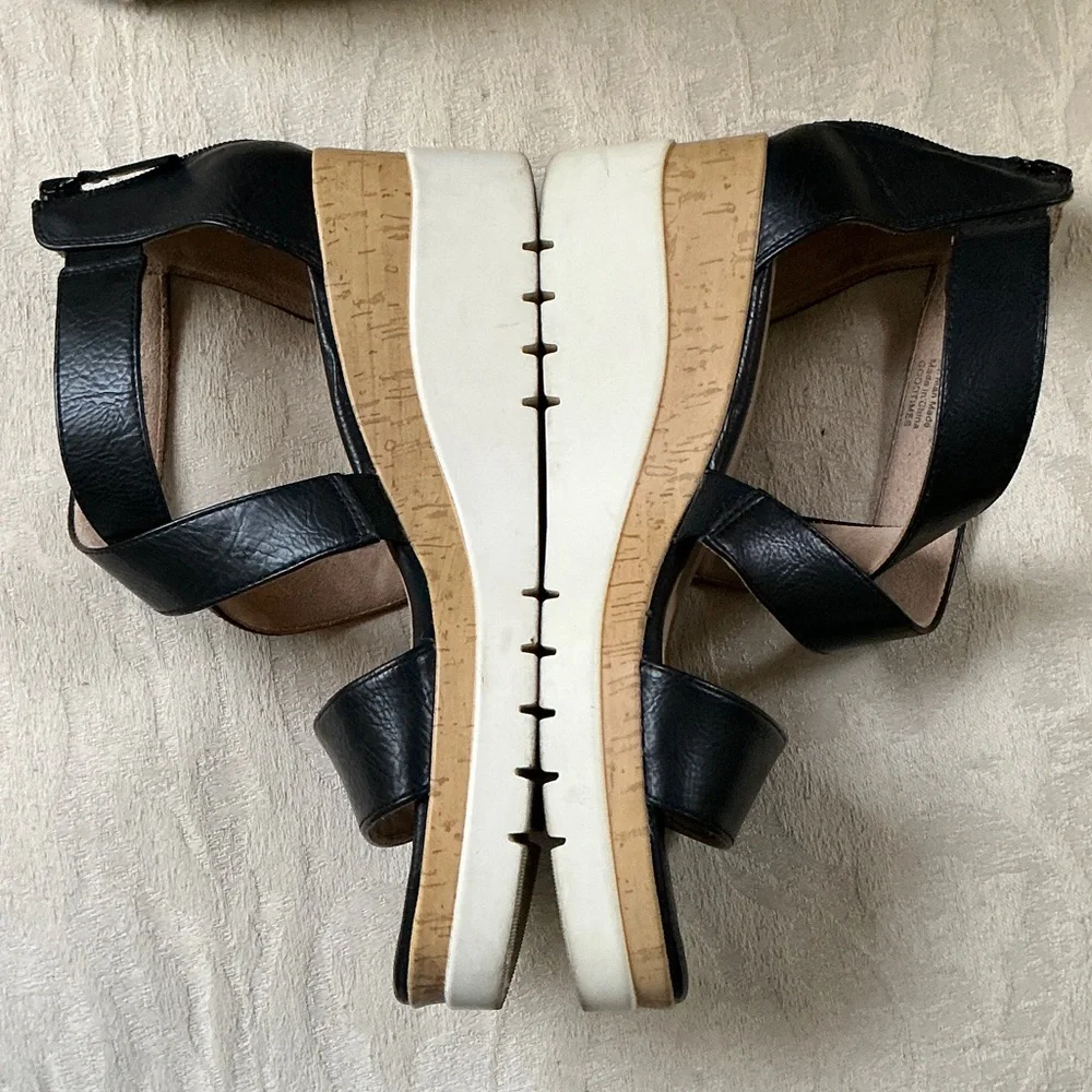 Soul Naturalizer GOODTIMES ANKLE STRAP WEDGE SANDAL SIZE 9.5‎
